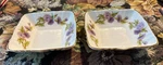 Paragon Square Dish Highland Queen Pattern Fine Bone China Set Of 2. Fixed Price $20.00.