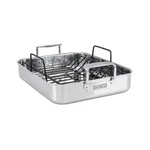 Viking Culinary 3-PLY Stainless Steel Roasting Pan With Nonstick Rack, 16" X .... Fixed Price $308.61.