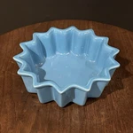 #9 Chantal Blue Baking Dish 1.5 Cups. Ceramic Starburst Bowl. 93-SU13.. Fixed Price $25.19.
