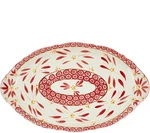 Temp-tations Platter Serving Tray,old World Red 18" X 11", Large K41205 H205056. Fixed Price $29.95.