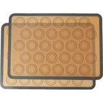 2-PACK: Silicone Nonstick Food Safe Macarons Baking Mat. Fixed Price $58.00.