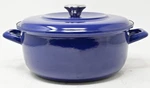 Merten & Storck German Enameled Iron, Round 5.3QT Dutch Oven Pot Cobalt Blue. Fixed Price $99.95.