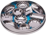 Fox Run 36-PIECE Tinplated Steel Mini Tartlet Set W/ Storage. Fixed Price $16.92.