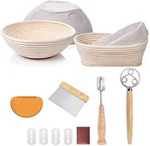 Yaani Sourdough Starter Kit, 9 Inch Round + 10 Oval Tools. Fixed Price $49.99.