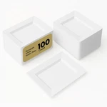 Restaurantware Moderna 9.5 X 6.3 Inch Premium Disposable Plates 100 Rectangular. Fixed Price $116.78.