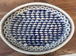 Polish Pottery Zaklady Baker Casserole Fir Trees,stars,winter, Holiday. Fixed Price $29.00.