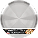 13 Inch Pizza For Oven, Non-stick Large Round Stainless Steel Pans,. Fixed Price $13.30.