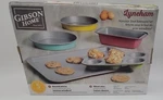 Gibson 92286.05 Home Color Splash Lyneham Pc Carbon Steel Bakeware Set. Fixed Price $10.99.