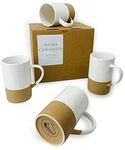 Mora Ceramics 12OZ Coffee Mug Set 4 - Tea Cups With Handle Petro. Fixed Price $47.50.