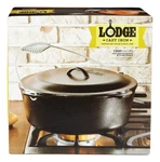 Lodge Logic Cast Iron Dutch Oven 12.875" 9 Qt Black. Fixed Price $145.37.