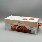 New Crofton Ceramic 2-PACK Mini Orange Pumpkin Casserole Dish .4 Qt 379ML Each. Fixed Price $19.99.