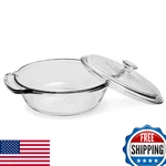 Anchor Hocking 2 Quart Glass Casserole Dish, Clear. Fixed Price $29.87.