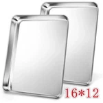 Stainless Steel Cookie Sheet Baking Pan Oven Tray Commercial 2PCS. Fixed Price $19.88.