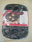Norpro #3992 Nonstick Petite Donut Cake Biscuit Heart Pan. Fixed Price $9.99.