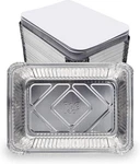 (120 Pack) Premium Takeout Pans With 8.6 X (2.5-LB), Silver. Fixed Price $47.23.