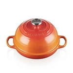 Le Creuset Signature Cast Iron 1.75 24CM Quart Bread Oven, Flame Orange - New. Fixed Price $250.00.