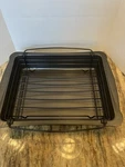 Sabatier Classic Nonstick Carbon Steel Roasting Pan With Rack Cooking Cookware. Fixed Price $45.00.