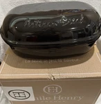 Emile Henry French Ceramic Black Artisan Bread Loaf Baker. Fixed Price $149.99.