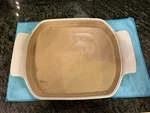 Pampered Chef Original 13 X 11.75 1.25 5154 Stoneware Baking Pan Tray Usa. Fixed Price $36.94.