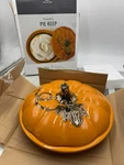 Martha Stewart Pumpkin Pie Keep Baking Dish 9 " New Box Thanksgiving Fall Decor. Fixed Price $49.99.