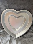 Wilton 11" Heart 502-2695 Valentine's Day Cake Pan Double Aluminum. Fixed Price $7.00.