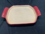 Pampered Chef Roaster Cranberry 13 11.7X 1.25. #5151. Fixed Price $49.95.