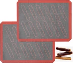 Perforated Silicone Baking Mats, 2 Pcs Eclair Half Sheet With 1. Fixed Price $22.85.