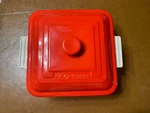 Creuset Stonewear Covered Rectangular Casserole Dish Lid 11 X 9. Fixed Price $40.00.