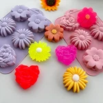 2 Pack Flower Cake Silicone Mold For Baking, 6 Cavity 3D Daisy Pans. Fixed Price $22.48.