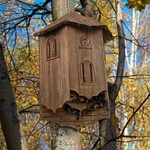 Wooden Bat House Large Castle Outside Box Fr Outdoor Shelter. Fixed Price $49.90.