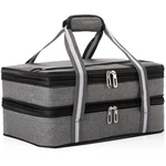 Stack Store Plus More Insulated Casserole Carrier For 16" X 11" 6", Gray. Fixed Price $37.35.