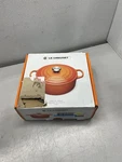 Creuset 5.5-QT Signature Enameled Cast Iron Round Dutch Oven Olive. Fixed Price $223.96.