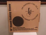 New Pampered Chef Large 15 Round Baking Stone #1370 Family Heritage Pizza Oven. Fixed Price $79.99.