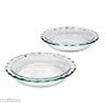 Dish Pyrex Deep Pie 2 Pk,kitchen,catering,party,dining,plates,server. Fixed Price $29.50.