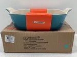 Le Creuset Caribbean Heritage 9 Stoneware Square Baking Dish,. Fixed Price $38.24.