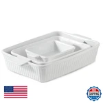 Hasense Rectangular Casserole Dishes For Oven, Ceramic Baking Dish, Pans. Fixed Price $64.81.