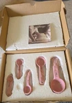 Longaberger Woven Traditions Pink Breast Cancer Awareness Measuring Spoons Nib. Fixed Price $30.00.