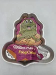 Wilton 1979 Vintage Aluminum Frog Cake Pan Mold #502-1816. Fixed Price $13.99.