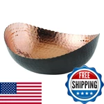 Elegance Eclipse Bowl 8.25 X 7.5 Black/copper. Fixed Price $47.65.