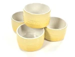 Creuset Stoneware Sraight Wall Ramekins 200ML / 7OZ Camomille Of 4. Fixed Price $98.00.