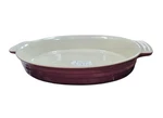 Creuset 36CM Large 14" Stoneware Oval Baking Dish Rare Color Fig Purple - Nwt. Fixed Price $79.90.