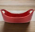 Rachael Ray Kitchen Red Casserole Dish 1.25 Qt - Stoneware Bubble & Brown. Fixed Price $12.00.
