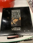 Gourmet Du Village Brie Baker Set Bistro Collection Camembert Dish W/ Lid. Fixed Price $19.99.