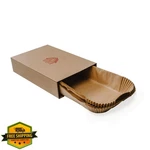 Bakebarn Parchment Paper Liners 9X13, 50 Sheets Unbleached Non-stick. Fixed Price $39.99.