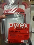 Pyrex Easy Grab 6-PIECE Glass Bake And Store Value Pack With Lids. Fixed Price $44.99.