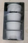 Fiddle + Fern 4 Large Round Ramekins White Porcelain 8OZ Each Brand New. Fixed Price $14.99.