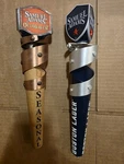 Samuel Adams Set Of 2 Ribbon Beer Tap Handles 13. Fixed Price $29.00.