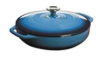 Lodge 3.6 Quart Enamel Cast Iron Casserole Dish With Lid (carribbean Blue). Fixed Price $121.90.