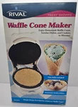 Rival Homemade Waffle Cone Bowl Maker WC800 Pizzelle Iron W/ Roller Manual. Fixed Price $24.99.