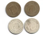 Harold's Club Pan Casino Chips Reno Nv Tcr# V7626 N5615 Large Crown Mold. Fixed Price $12.95.